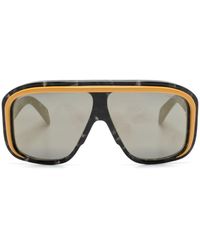 Moncler - Ml0293 55c Shield-frame Sunglasses - Lyst