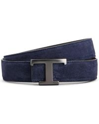 Tod's - New T Leather Reversible Belt - Lyst