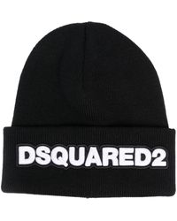 DSquared² - Beanie mit Logo-Patch - Lyst