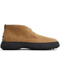Tod's - Suede Desert Boots - Lyst