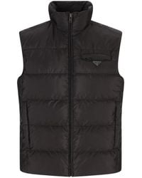 Prada - Re-Nylon Quilted Gilet - Lyst