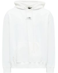 MM6 by Maison Margiela - Hoodie With Front Pocket - Lyst