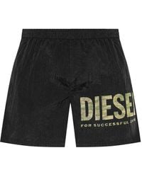 DIESEL - ロゴ トランクス水着 - Lyst