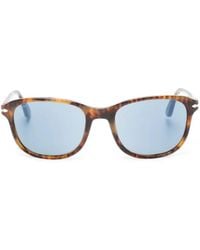 Persol - Tortoiseshell-Effect Square-Frame Sunglasses - Lyst