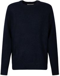 SELECTED - Ribbed Round-Neck Sweater - Lyst