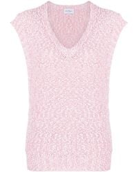 Ferragamo - Knitted Bouclé Top - Lyst