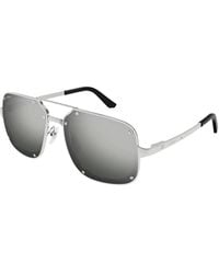 Cartier - パイロット サングラス - Lyst