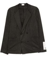 DRYKORN - Domaro Double-Breasted Logo-Patch Blazer - Lyst