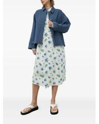 Lovechild 1979 - Floral-Print Shirt Midi Dress - Lyst