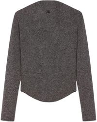 Courreges - Ribbed-Knit Sweater - Lyst