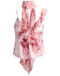 Alice + Olivia - Zelda Ruffled Top - Lyst