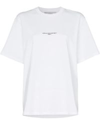 Stella McCartney - T-shirt En Jersey De Coton Biologique Imprimé - Lyst