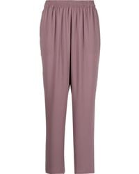 Gianluca Capannolo - Elasticated-Waistband Tapered Trousers - Lyst