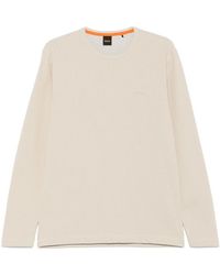 BOSS - Pull À Logo Brodé - Lyst