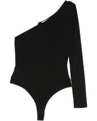Patrizia Pepe - Sequin One-Shoulder Bodysuit - Lyst