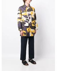 The Power for the People - Camouflage-Pattern Cotton Cargo Jacket - Lyst