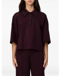Liviana Conti - Buttoned Collared Polo Shirt - Lyst