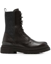 Brunello Cucinelli - Leather Boots - Lyst