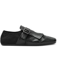 Prada - Shuffle Loafer Mit Fransen - Lyst