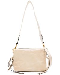 Isabel Marant - Neutral Wardy Leather Shoulder Bag - Women's - Calf Leather/polyester/cotton - Lyst