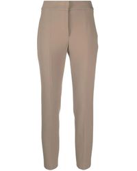Peserico - Cropped Slim-Fit Trousers - Lyst