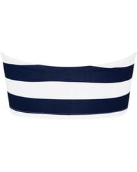 Bondi Born - Stella Striped Bandeau Bikini Top - Lyst