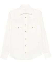 Eleventy - Western-Style Flap-Pocket Shirt - Lyst