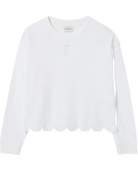 Claudie Pierlot - Cotton Sweatshirt - Lyst