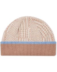 Paul Smith - Checked Lambs Wool Beanie - Lyst