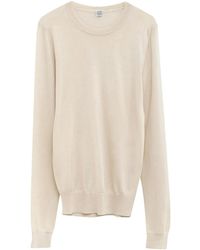 TOTEME - Knitted Crew-Neck Jumper - Lyst