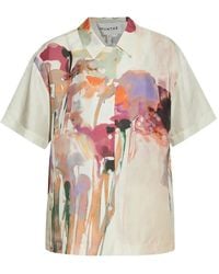 Munthe - Blouse Met Bloemenprint - Lyst
