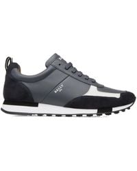 Bally - Leather Panelled Low-Tops Sneakers - Lyst