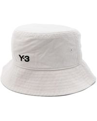 Y-3 - X Adidas Logo-embroidered Bucket Hat - Lyst
