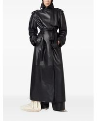 GIUSEPPE DI MORABITO - Double-Breasted Belted Trench Coat - Lyst