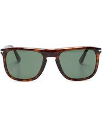 Persol - Tortoiseshell Pilot-Frame Sunglasses - Lyst