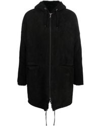 Giorgio Brato - Hooded Shearling Jacket - Lyst