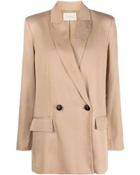 St. Agni - Double-breasted Blazer - Lyst