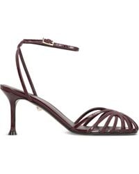 ALEVI - Ankle-Strap Leather Sandals - Lyst