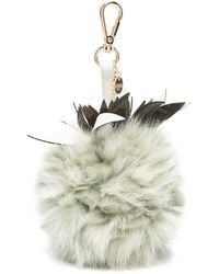 Fendi - Leather Keychain - Lyst