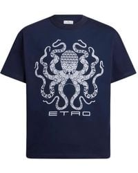 Etro - Printed T-Shirt - Lyst