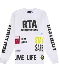 RTA - Underground Sweater Met Tekst - Lyst