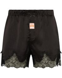 Martine Rose - Lace-Trim Shorts - Lyst