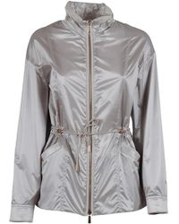 Moorer - Chaqueta Con Cordones Y Cremallera - Lyst