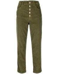 Dondup - Pantalon Droit À Boutonnière - Lyst