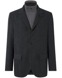 Corneliani - Layered Single-Breasted Blazer - Lyst