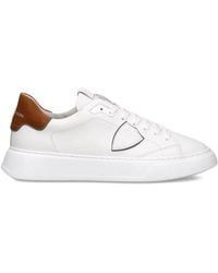 Philippe Model - Temple Leather Low-Top Sneakers - Lyst