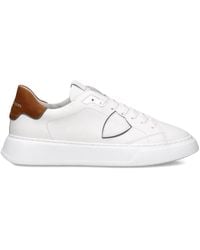 Philippe Model - Temple Leather Low-Top Sneakers - Lyst