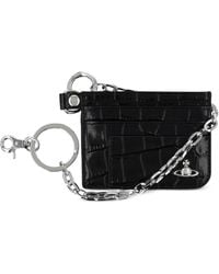 Vivienne Westwood - Croc-Effect Orb Card Holder - Lyst