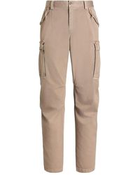 Dolce & Gabbana - Cotton Trousers - Lyst