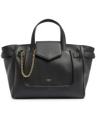 Lancel - Medium Thea Grained Leather Tote Bag - Lyst